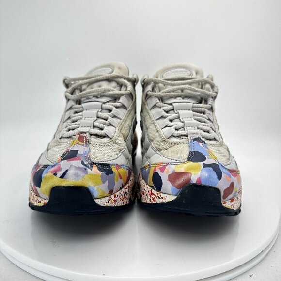 Nike Air Max 95 Women Size 7.5 918413-004 Confetti Vast Grey Midnight Navy Shoes - Picture 2 of 14